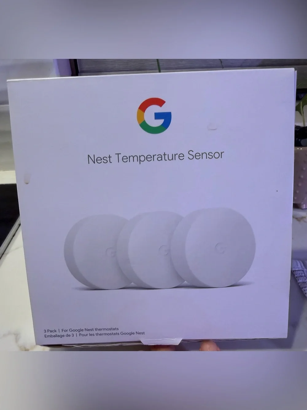 Google Nest Temperature Sensor Pack — White